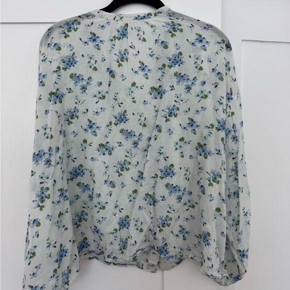 Doen Jane Blouse blue floral pattern - Picture 4 of 5